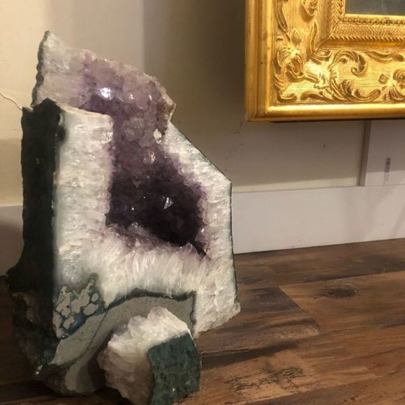 Amethyst Geode—raw Brazilian crystal cluster - Picture 1 of 16